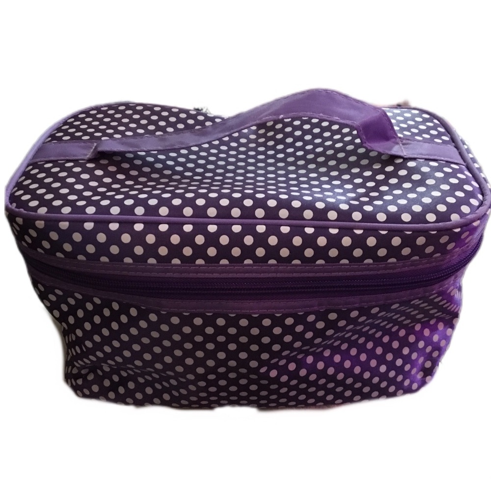 Purple Polka Dot Women's Bag